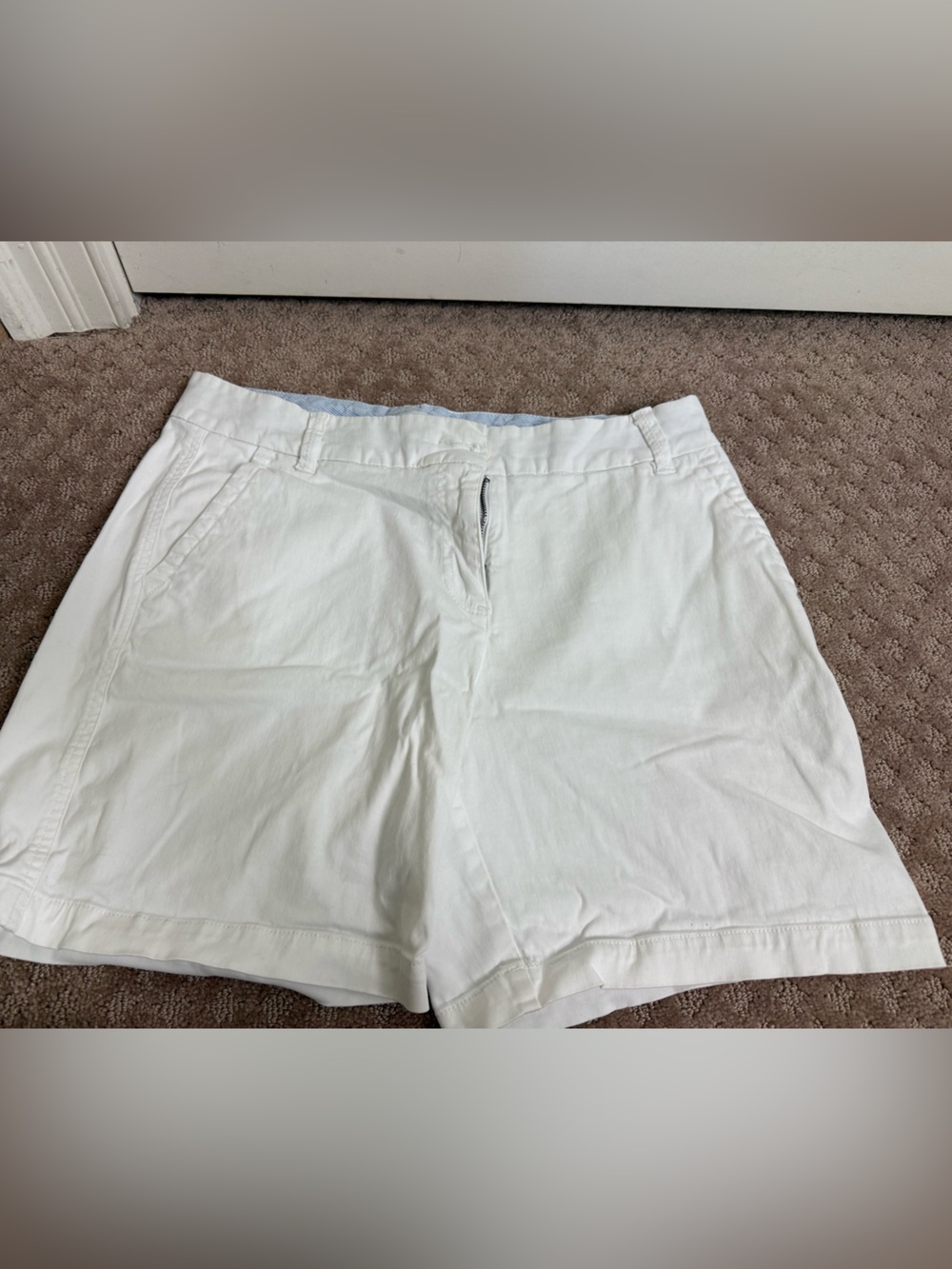 crown & ivy White Women's Bermuda Shorts